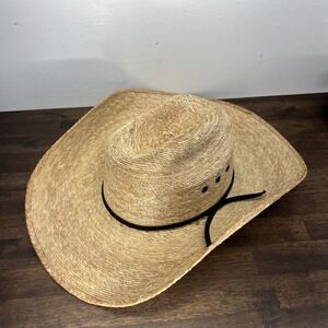 ATWOOD HEREFORD LC 4X W/ EYELETS Long Oval  7 3/8 - Western Cowboy Hat